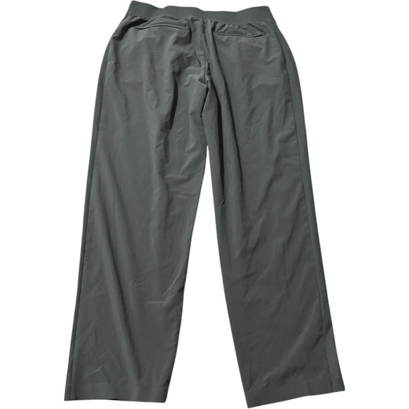 Athleta Brooklyn Ankle Pants Women's Size 14 Olive Green Straight‎ Leg Stretch - Picture 2 of 8